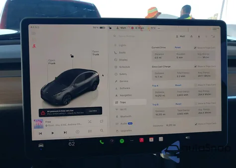 2024 Tesla Model Y Long Range Dual Motor All-Wheel Drive/Rwd из США, поврежденный, VIN 7SAYGDED1RF209346